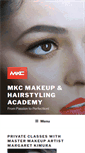 Mobile Screenshot of mkcbeautyacademy.com